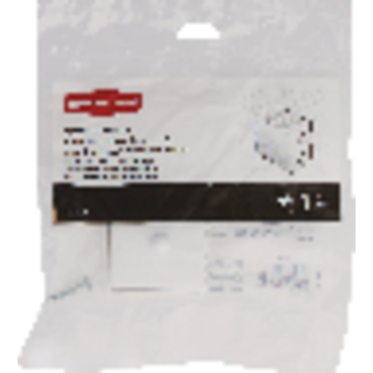 Rubbermaid White Wardrobe Shelf Joiner Plate Image 2