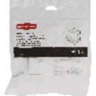 Rubbermaid White Wardrobe Shelf Joiner Plate Image 2