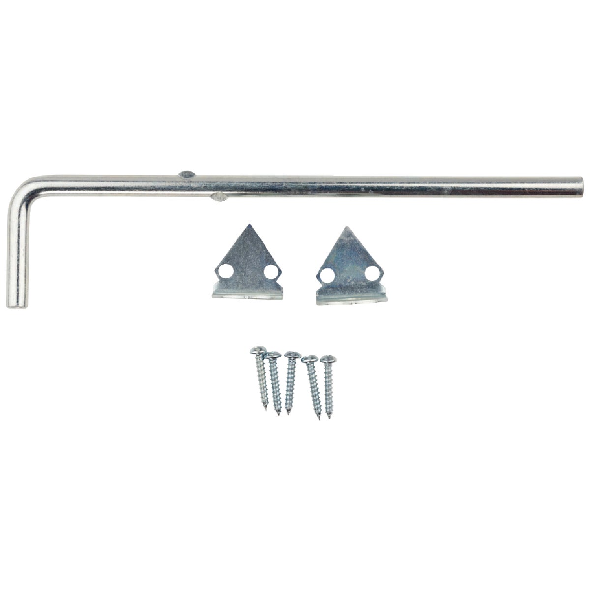 National Hardware 12 In. L. x 1/2 In. Dia. Zinc Plated Steel Cane Bolt Image 3