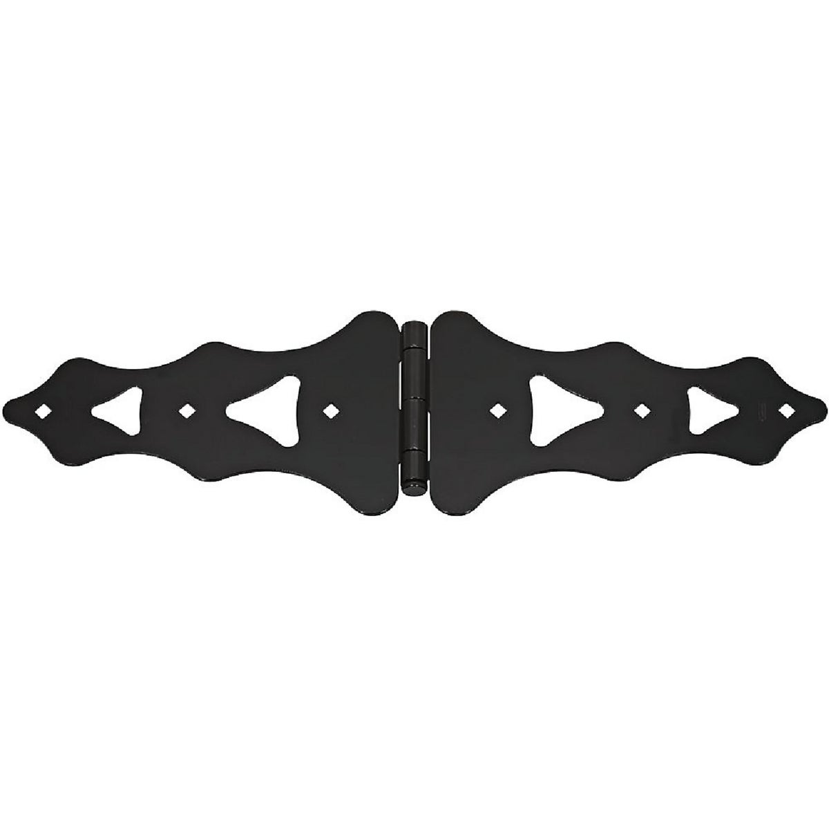 National Hardware 10 In. Black Ornamental Strap Hinge