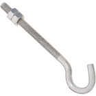 National Hardware 5/16 In. x 5 In. Stainless Steel Hook Bolt with Hex Nuts Image 1
