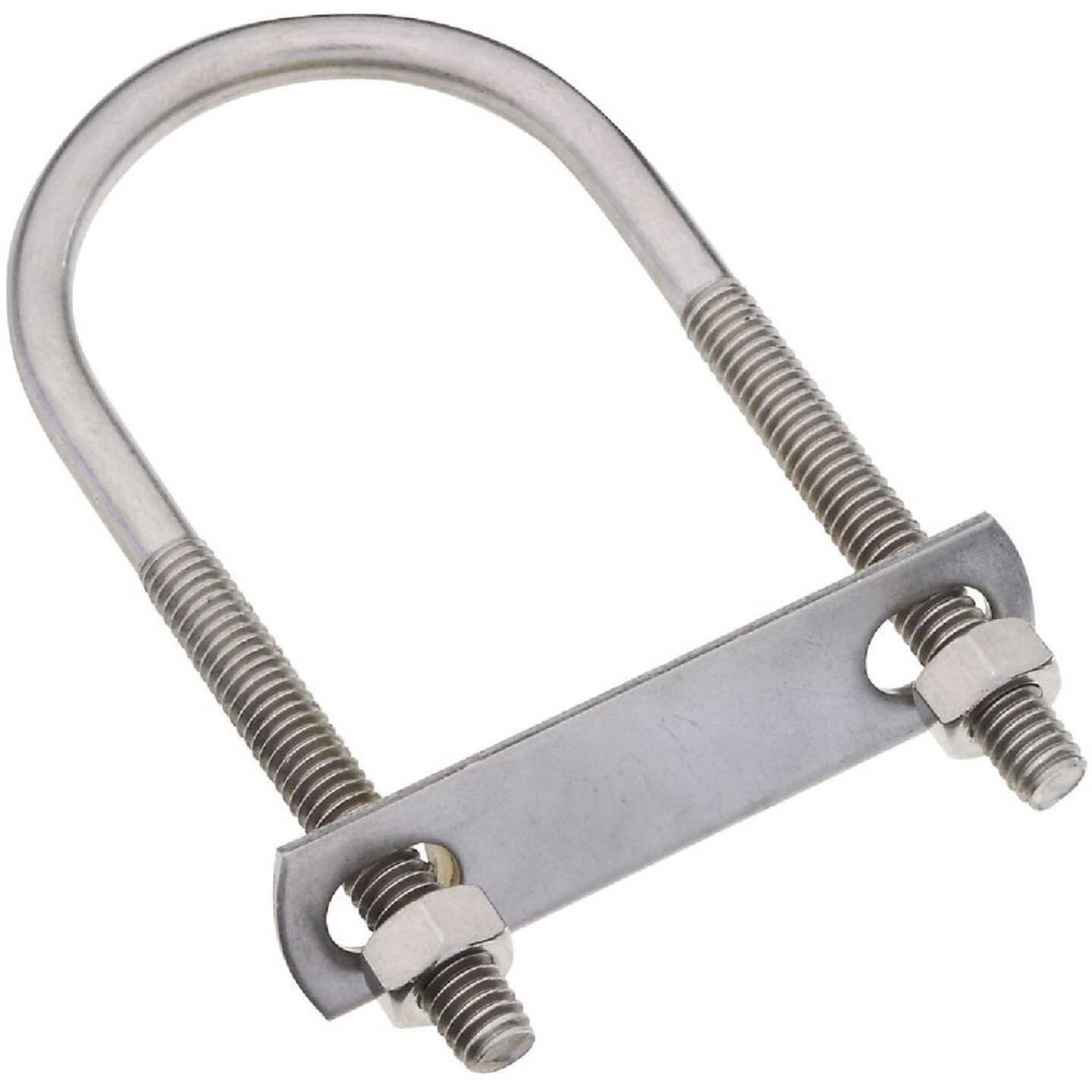 National Hardware 5/16 In. x 2 In. x 4-1/2 In. Stainless Steel Round U Bolt Image 1