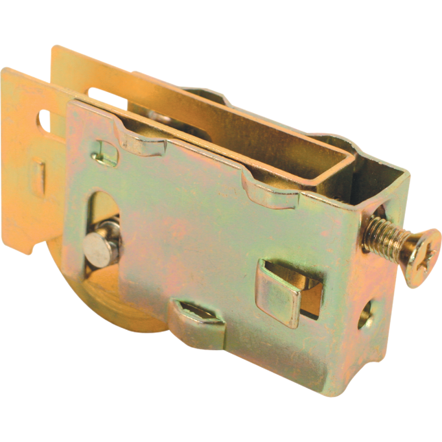 Prime-Line 1-1/4 In. Dia. x 9/16 In. W. x 2-1/8 In. L. Steel Patio Door Roller with Adjustable Housing Assembly Image 1