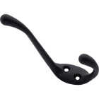 National Hardware Matte Black Heavy Duty Garment Hook Image 1