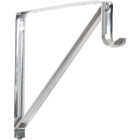 Knape & Vogt Closet Pro Chrome Heavy Duty Shelf & Rod Bracket Image 1