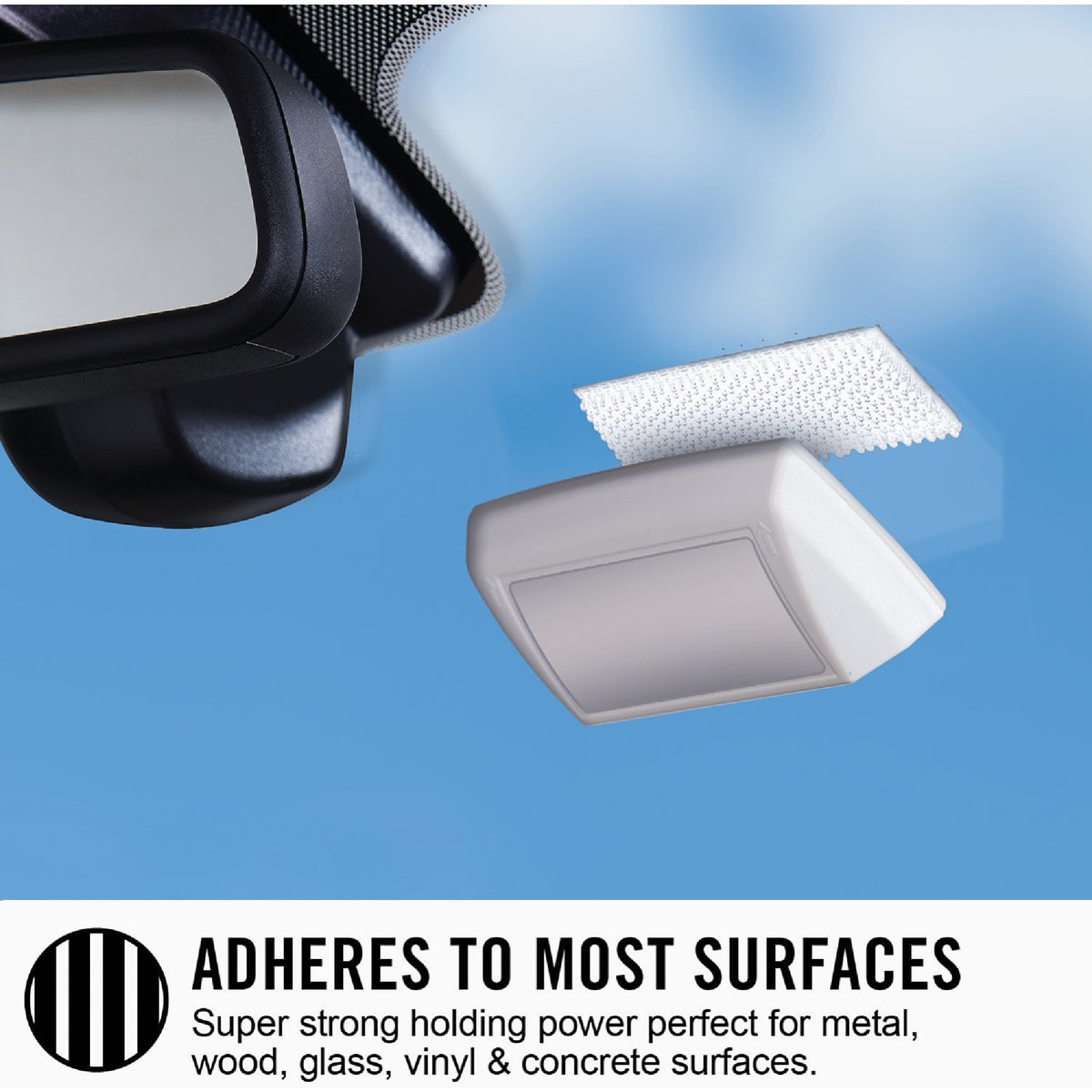 Velcro Brand Alfa-Lok 1 In. x 3 In. 15 Lb. Capacity Black Square Tape Strip (4 Sets) Image 2