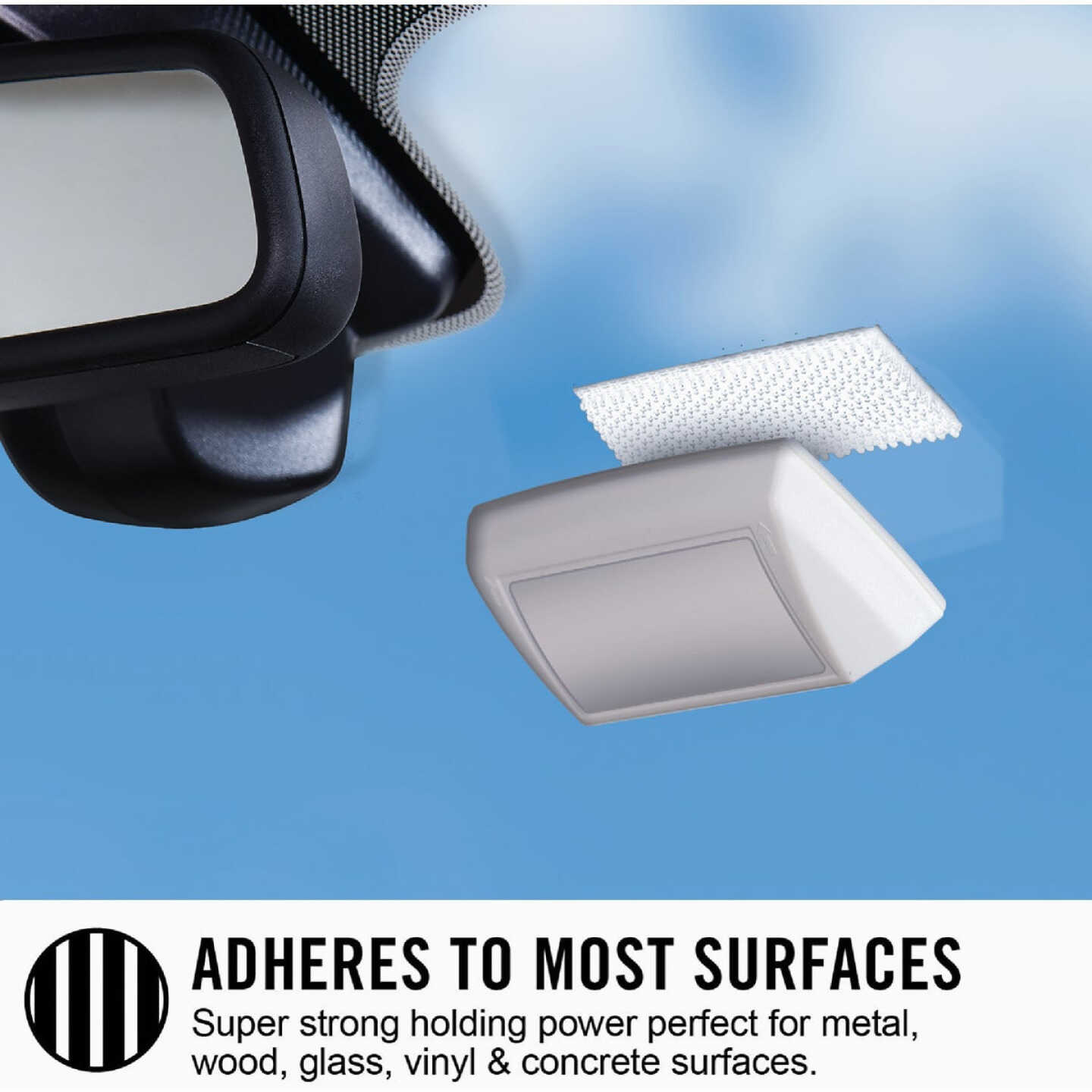 Velcro Brand Alfa-Lok 1 In. x 3 In. 15 Lb. Capacity Black Square Tape Strip (4 Sets) Image 2