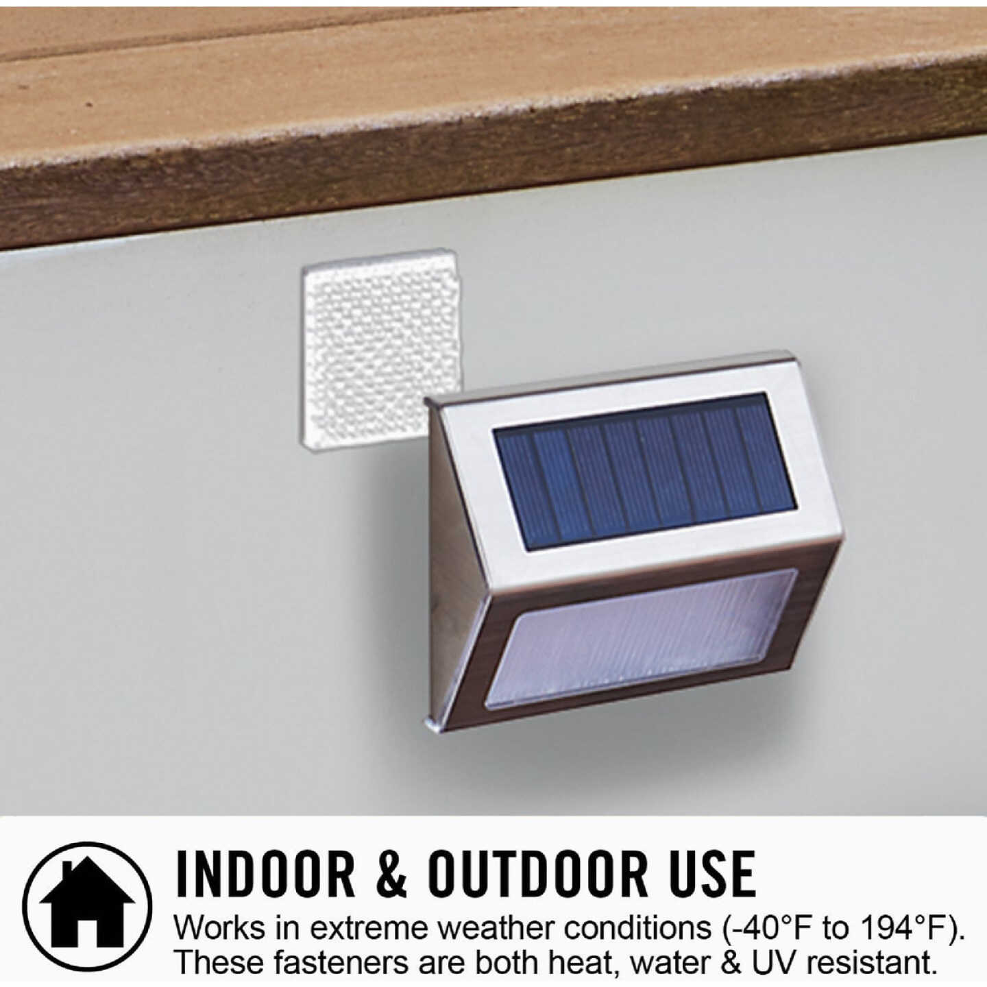 Velcro Brand Alfa-Lok 1 In. x 3 In. 15 Lb. Capacity Black Square Tape Strip (4 Sets) Image 3