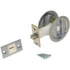 Johnson Hardware Satin Nickel Privacy Pocket Door Lock Image 1