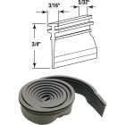 Prime-Line 3/4 In. x 36 In. Gray Double Tee Shower Door Bottom Sweep Image 1