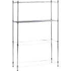 Muscle Rack 36 In. x 14 In. x 54 In. 4-Tier Chrome Wire Shelving Unit Image 6