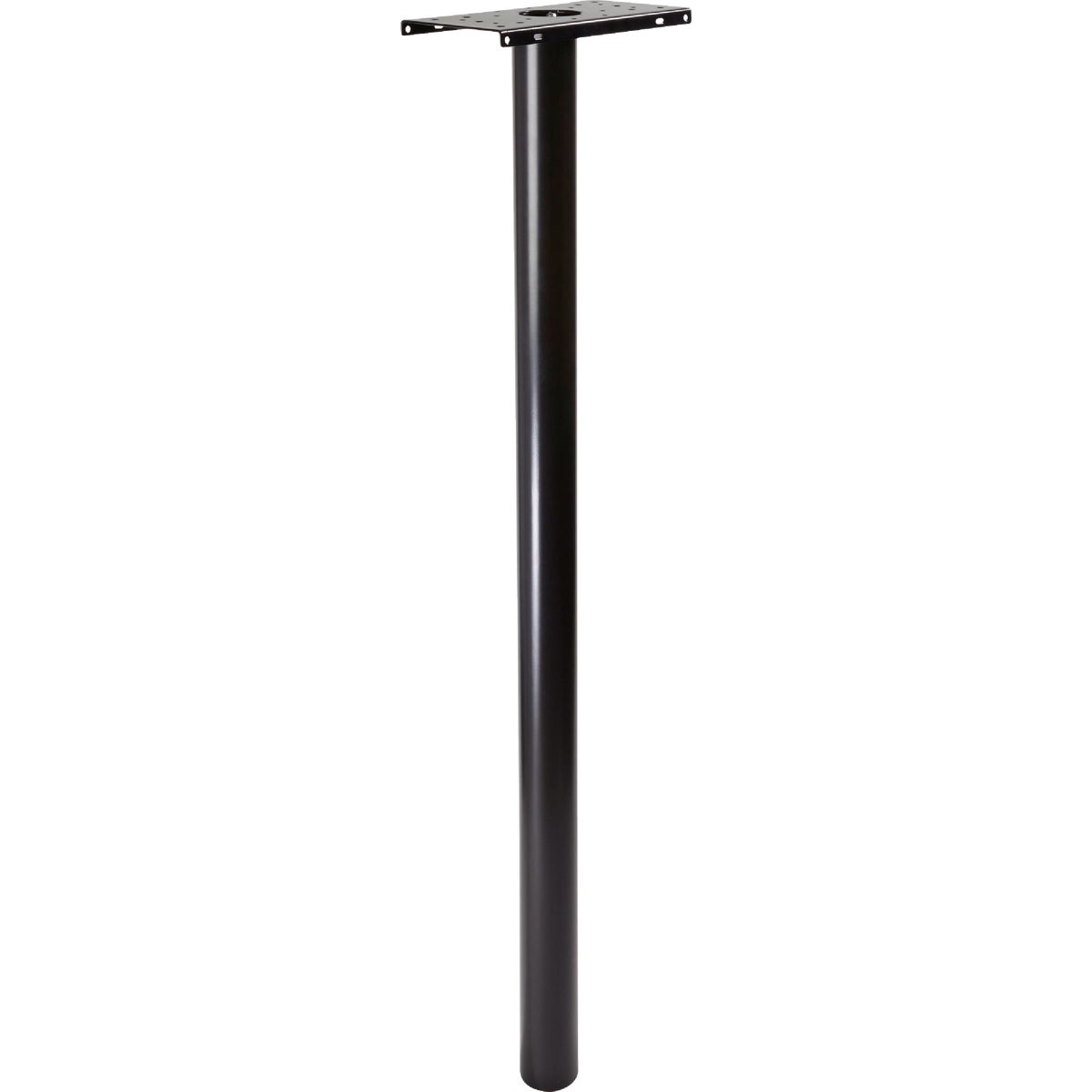 Architectural Mailboxes Pacifica In-Ground Steel Black Mailbox Post