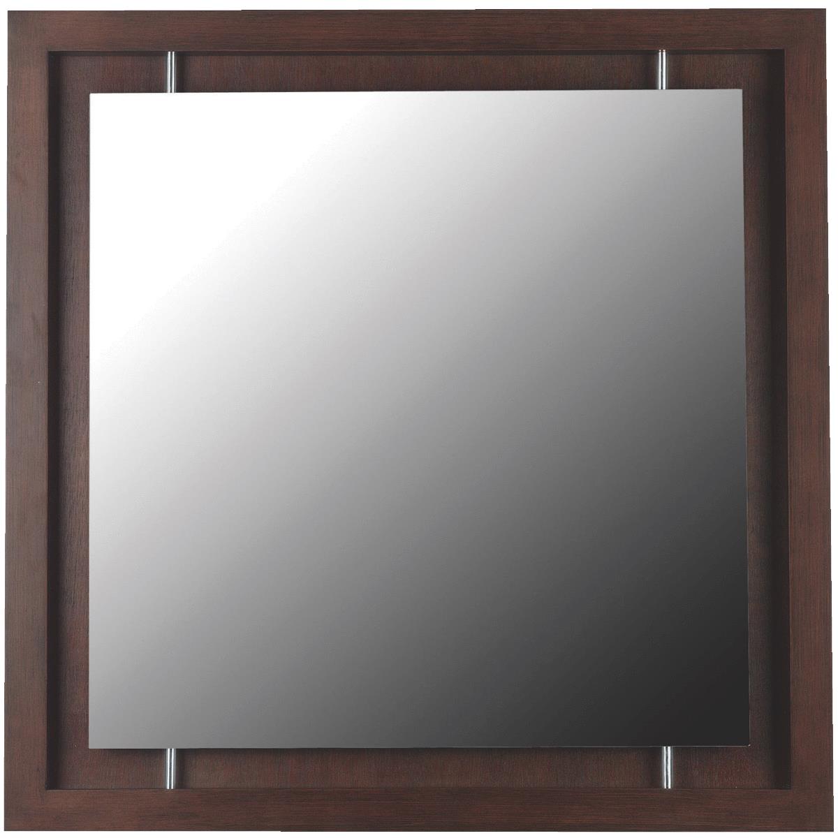 MAHOGANY SQUARE MIRROR