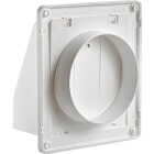 Lambro 6 In. White Plastic Wall Vent Cap Image 4