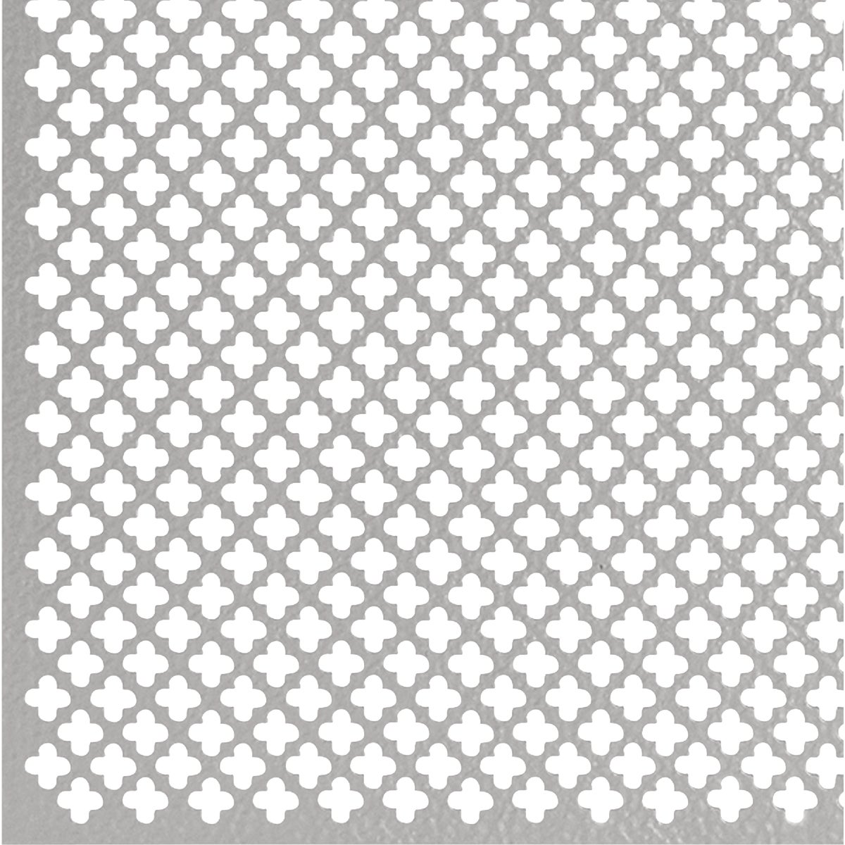 M-D Building Products 36 In. x 36 In. x .020 In. Mill Aluminum Sheet Cloverleaf