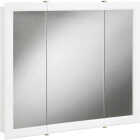 Design House Wyndham White 24 In. W x 24 In. H x 4-3/4 In. D Tri-View Surface Mount Medicine Cabinet Image 1