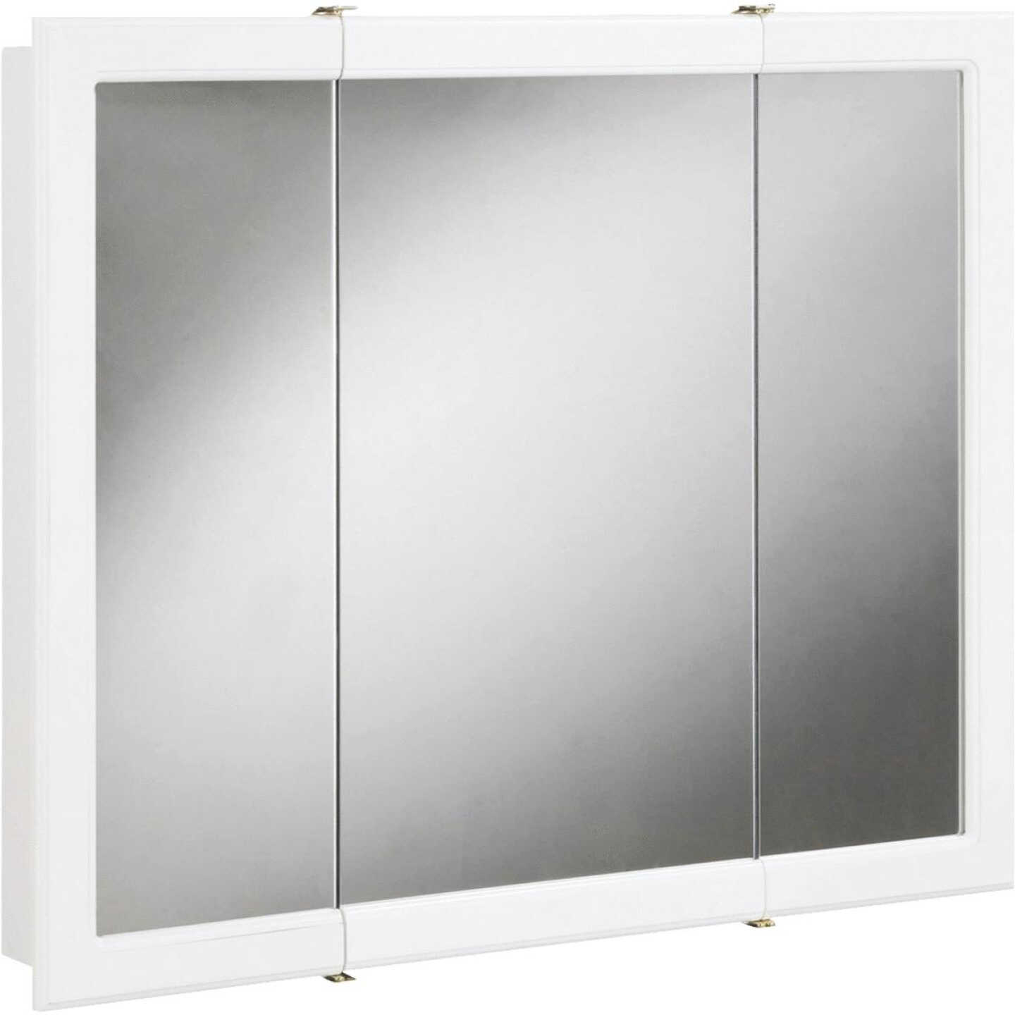 Design House Wyndham White 24 In. W x 24 In. H x 4-3/4 In. D Tri-View Surface Mount Medicine Cabinet Image 1