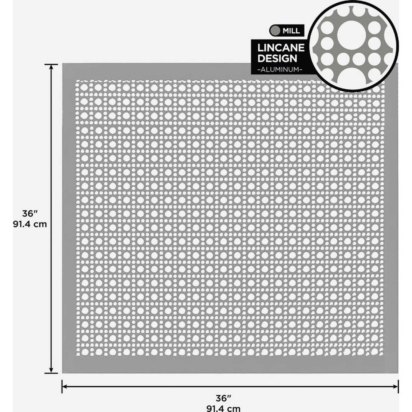 M-D Building Products 36 In. x 36 In. x .020 In. Mill Aluminum Sheet Lincane Image 2