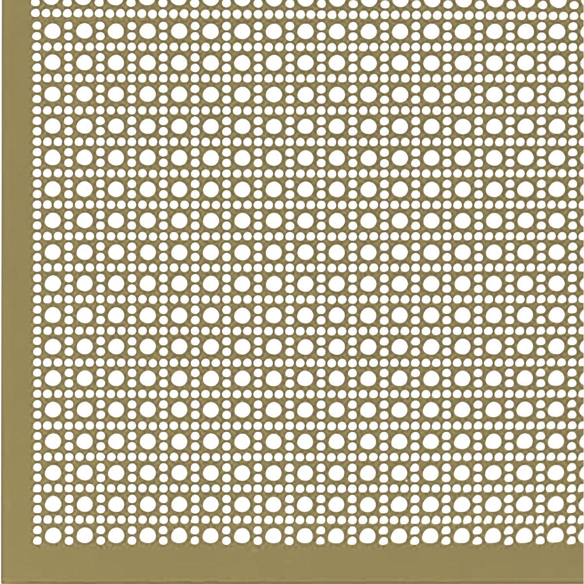 M-D Building Products 36 In. x 36 In. x .020 In. Brass Aluminum Sheet Lincane