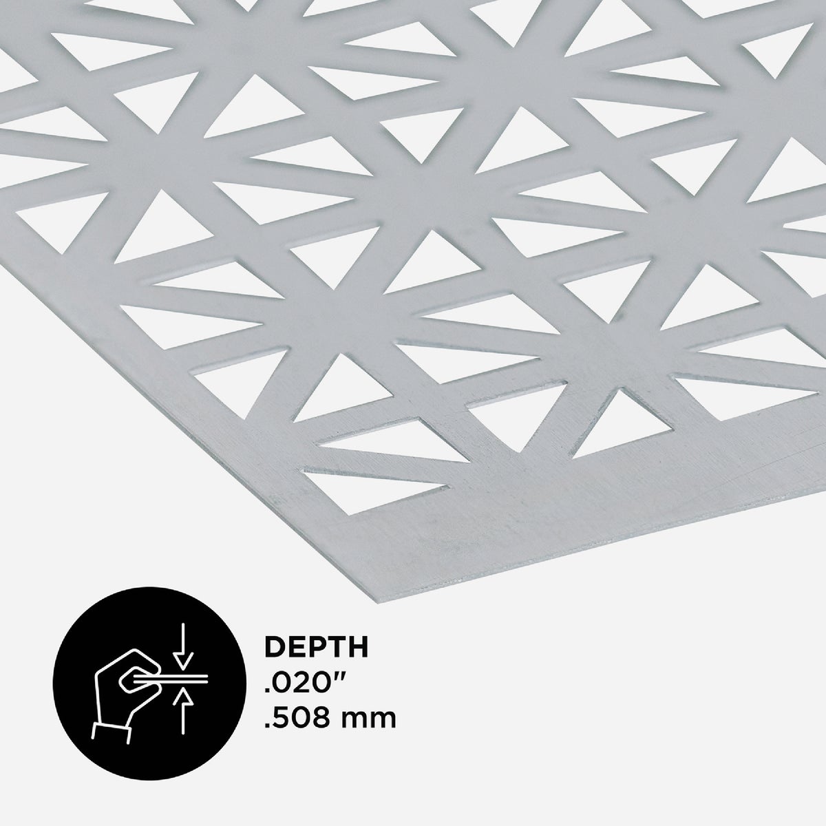 M-D Building Products 36 In. x 36 In. x .020 In. Mill Aluminum Sheet Union Jack Image 3