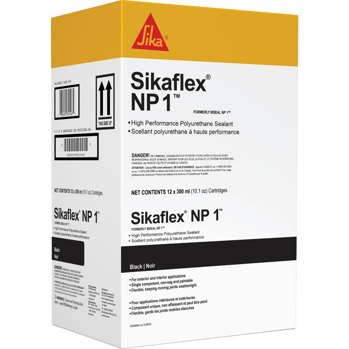 MasterSeal NP1 10.1 Oz. Polyurethane Sealant, Black Image 2