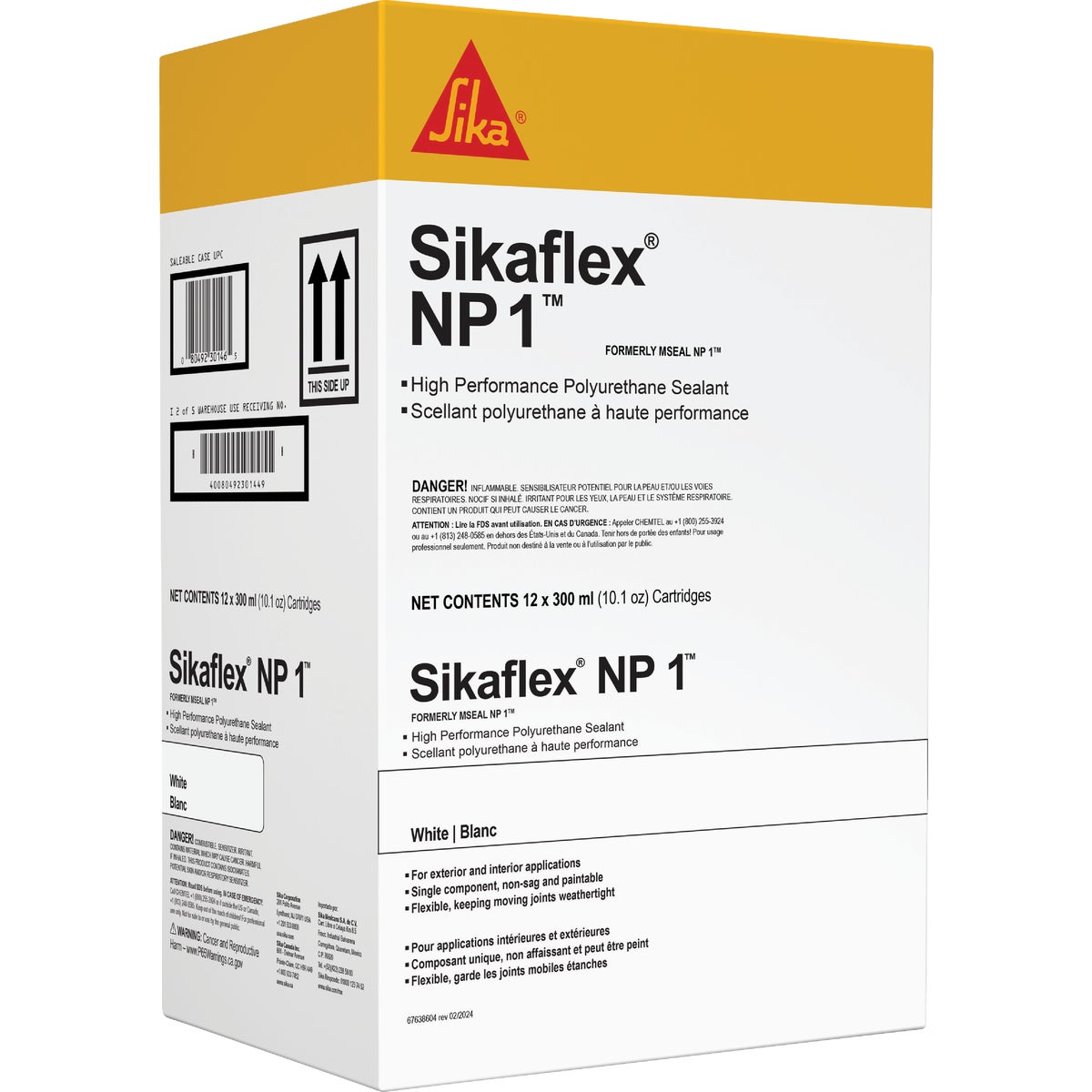 MasterSeal NP1 10.1 Oz. Polyurethane Sealant, White Image 2