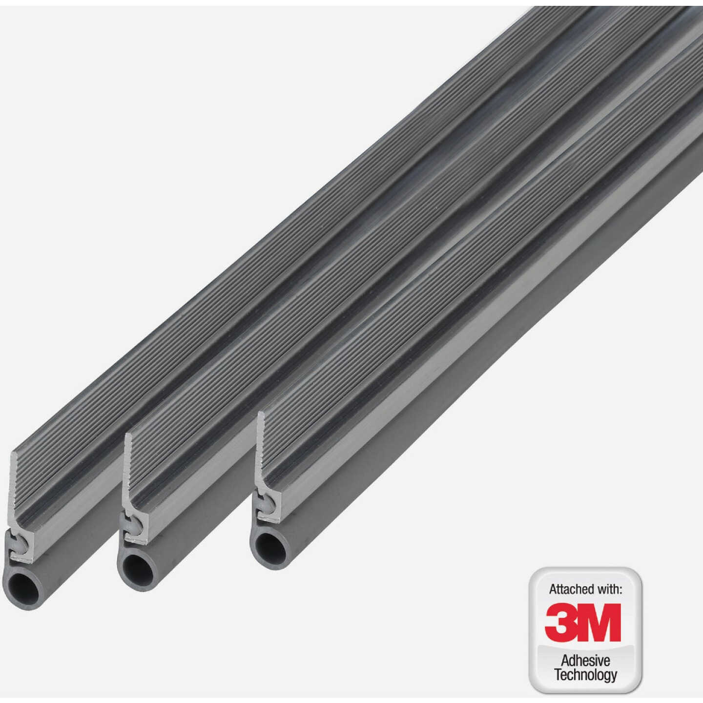 M-D Building Products 42 In. Aluminum and Vinyl CINCH Self-Adhesive Top and Sides Door Seal Kit, Silver Image 6