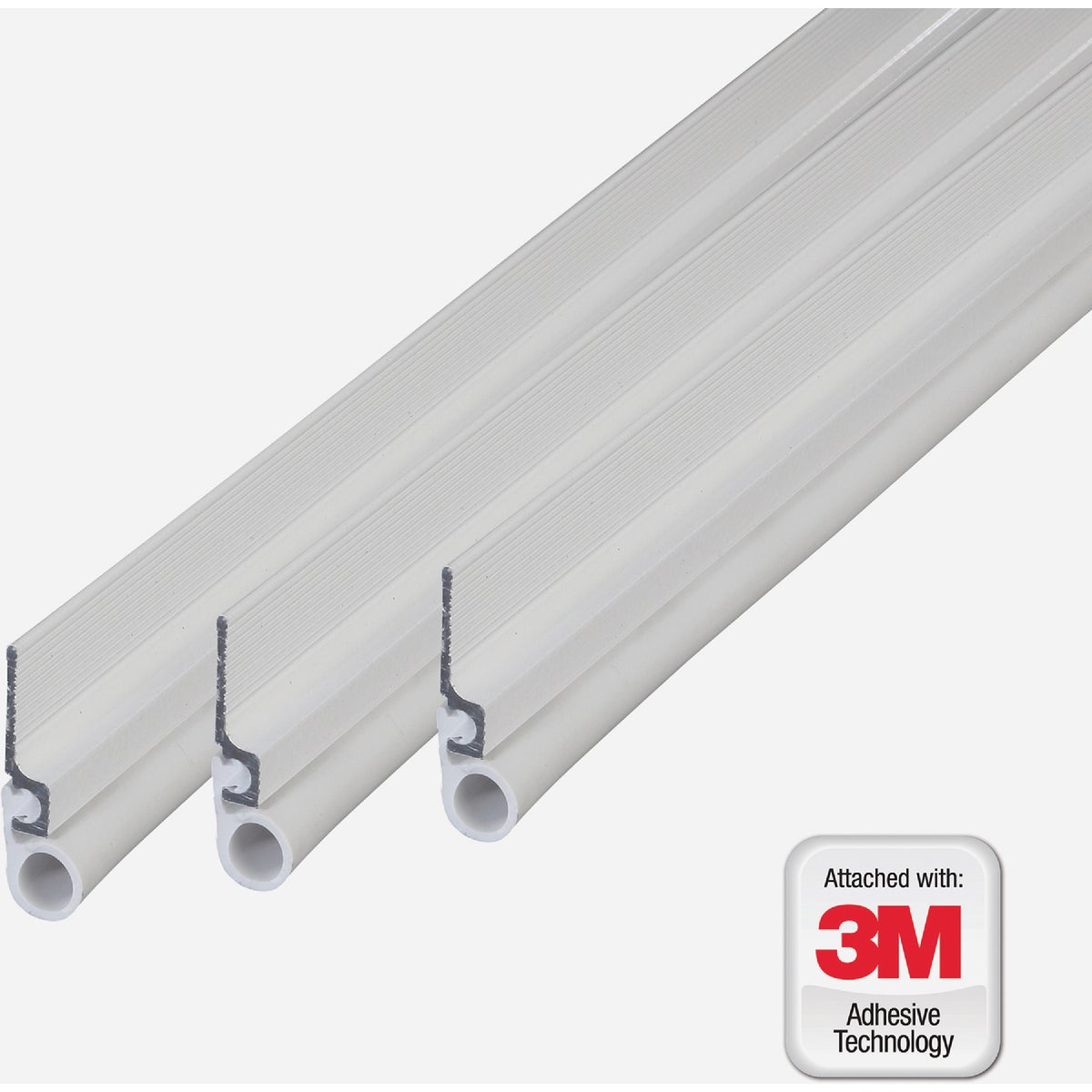 M-D Building Products 42 In. Aluminum and Vinyl CINCH Self-Adhesive Top and Sides Door Seal Kit, White Image 5