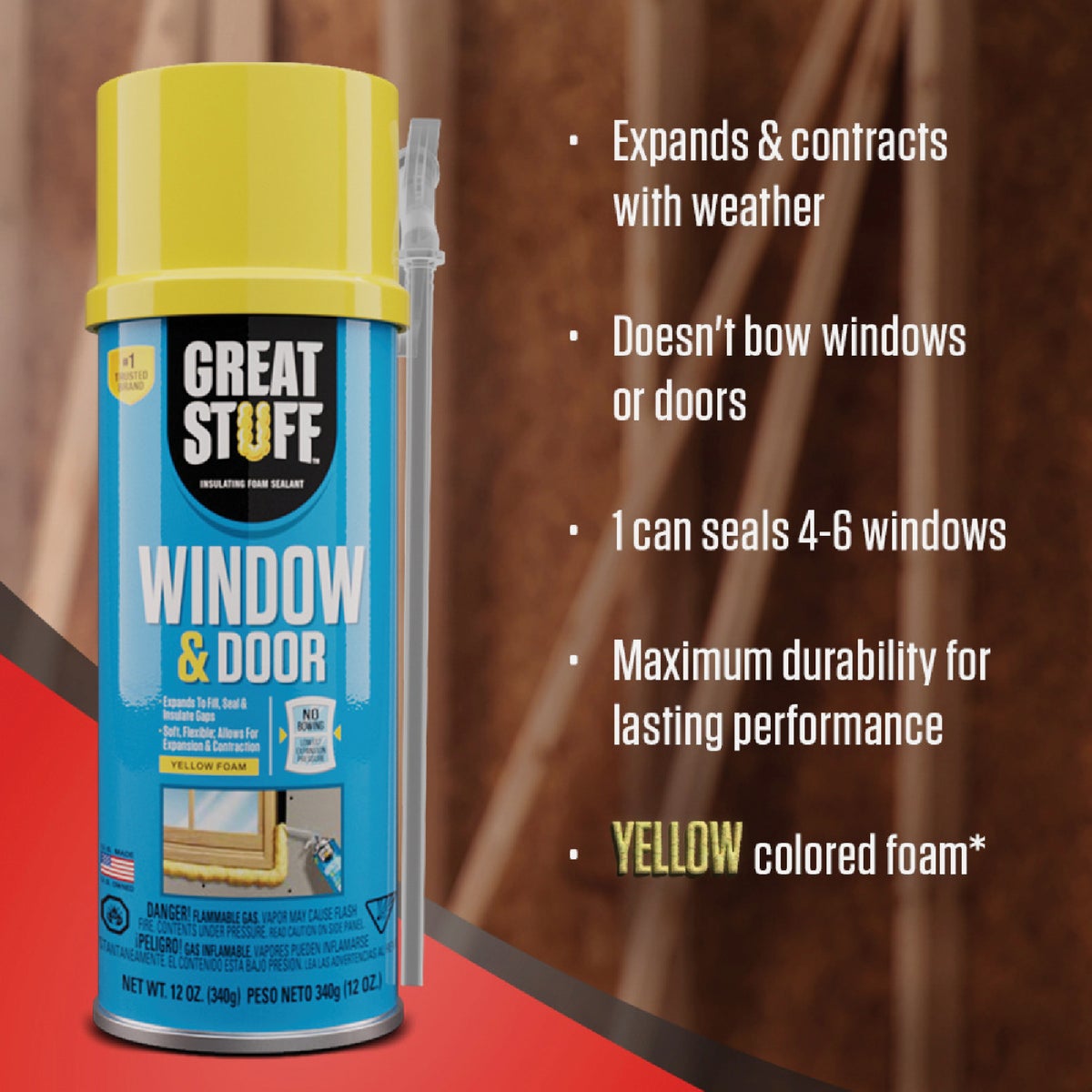 Great Stuff 20 Oz. Window & Door Foam Sealant Image 2