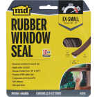 M-D Building Products 1/8 In. x 3/8 In. x 17 Ft. Brown Premium Rubber Window Seal for Ex-Small Gaps Image 4