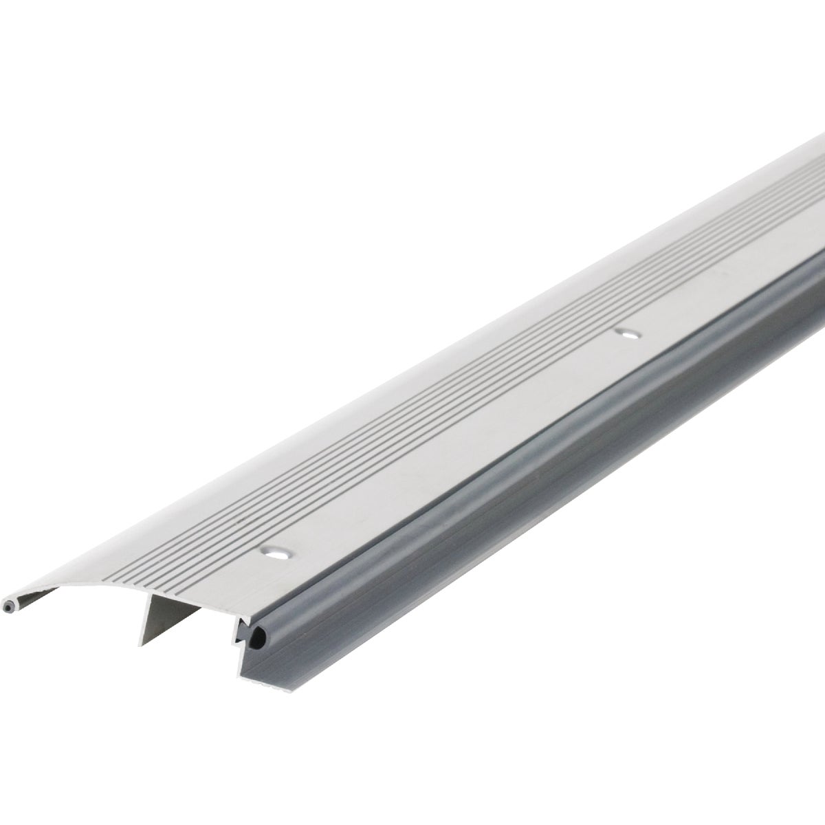 M-D Building Products 3-1/2 In. x 3/4 In. x 36 In. Silver Aluminum and Vinyl Low-Profile Outswing Door Threshold