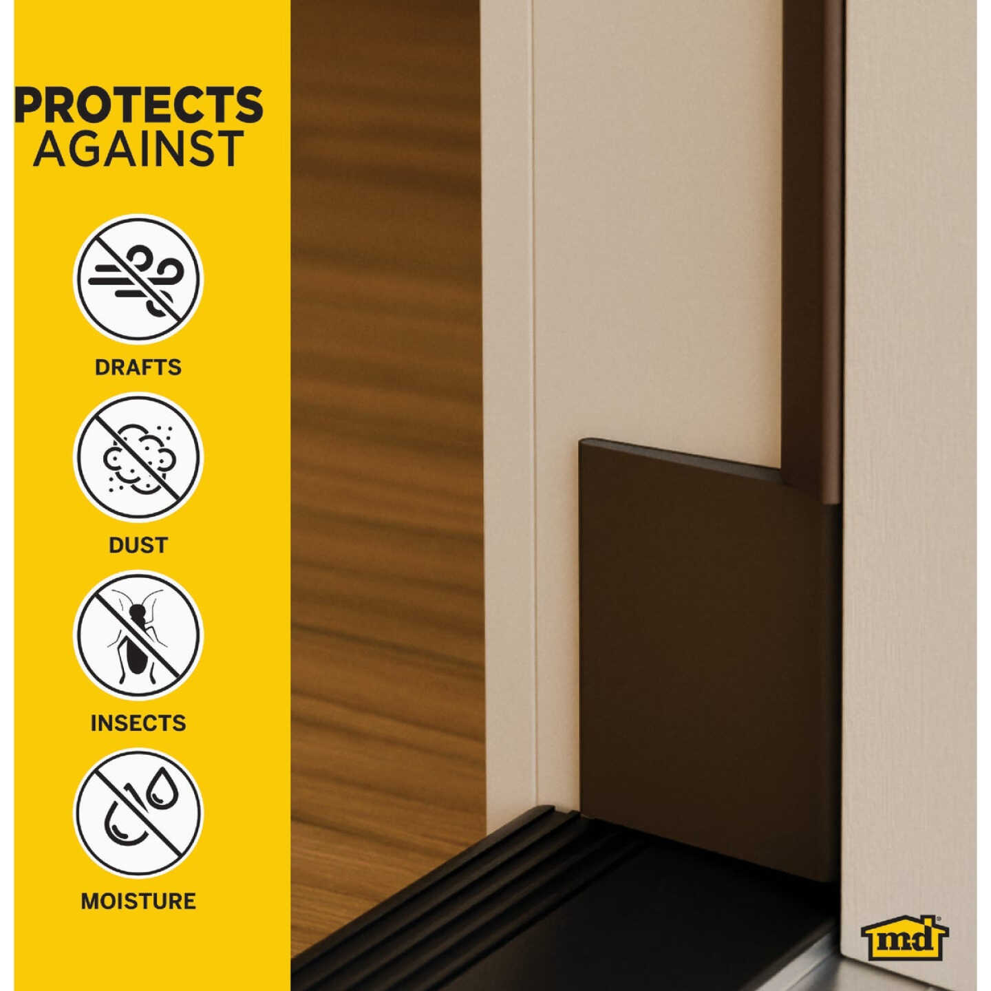 M-D Building Products Brown Door Corner Seal for Interior & Exterior Doors Image 9