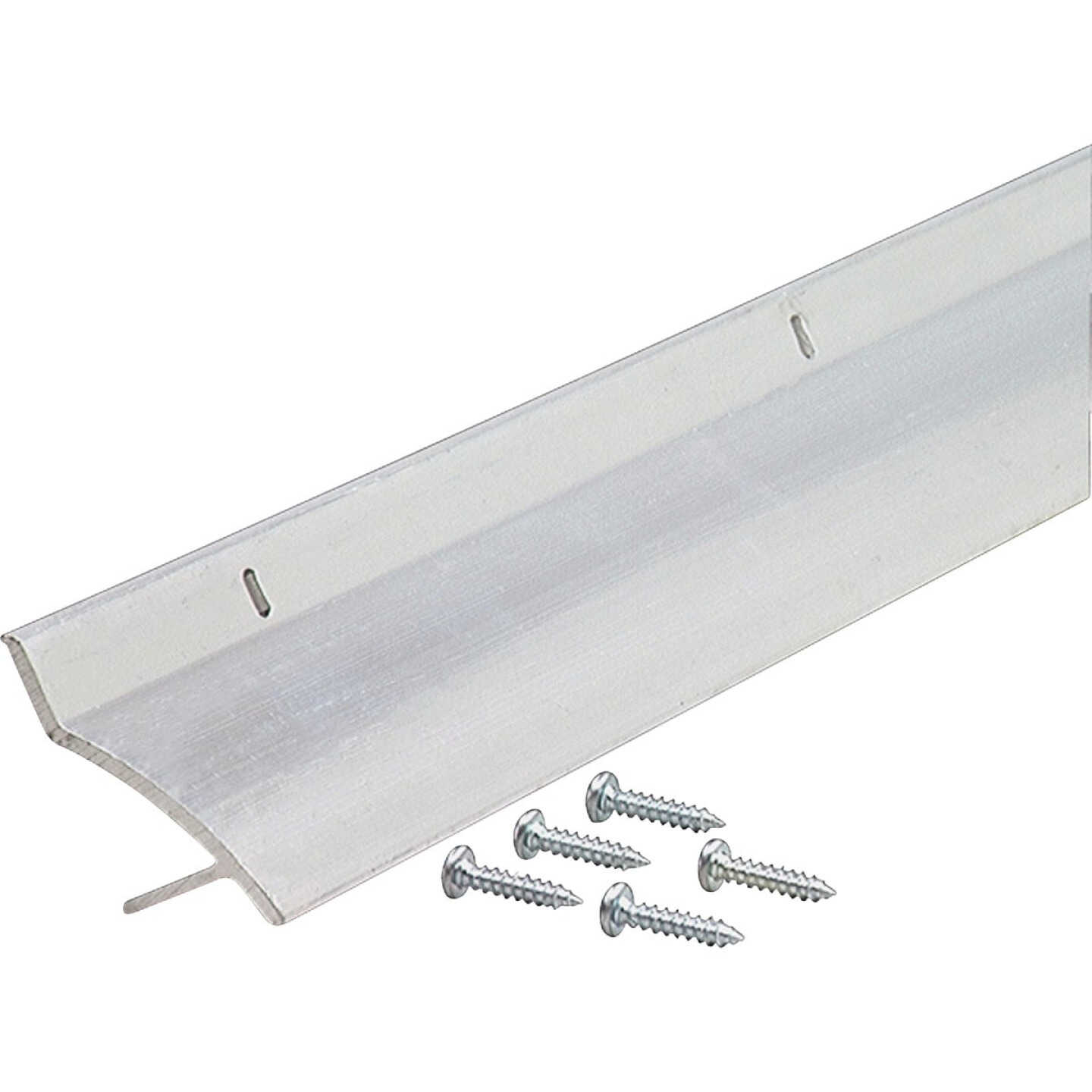 M-D Building Products 0.75 In. W. x 1.75 In. H. x 36 In. L. Aluminum Silver Door Bottom Image 2