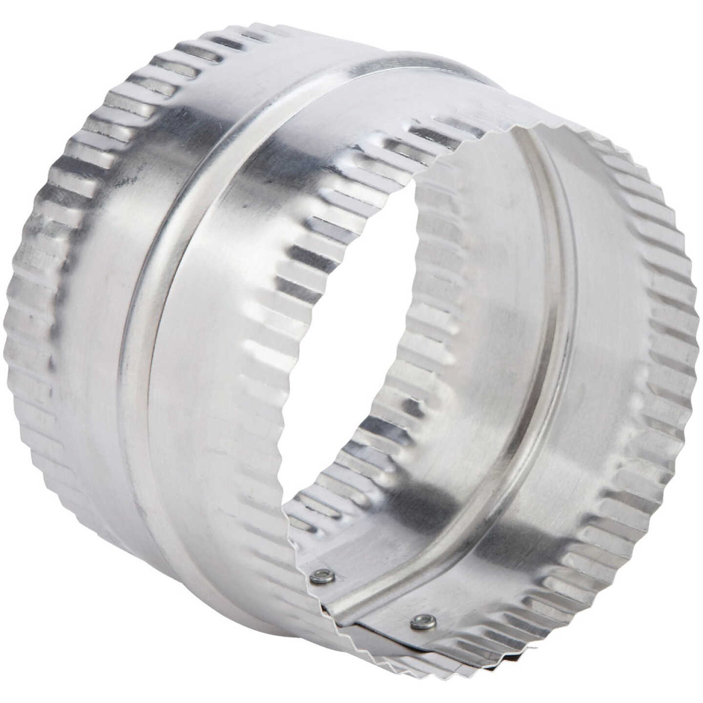 Lambro 4 In. Aluminum Flexible Duct Connector Image 1