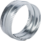 Lambro 7 In. Galvanized Steel Flexible Duct Connector Image 1