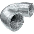 Lambro 4 In. x 8 Ft. Clothes Dryer Transition Foil Flex Duct Image 1