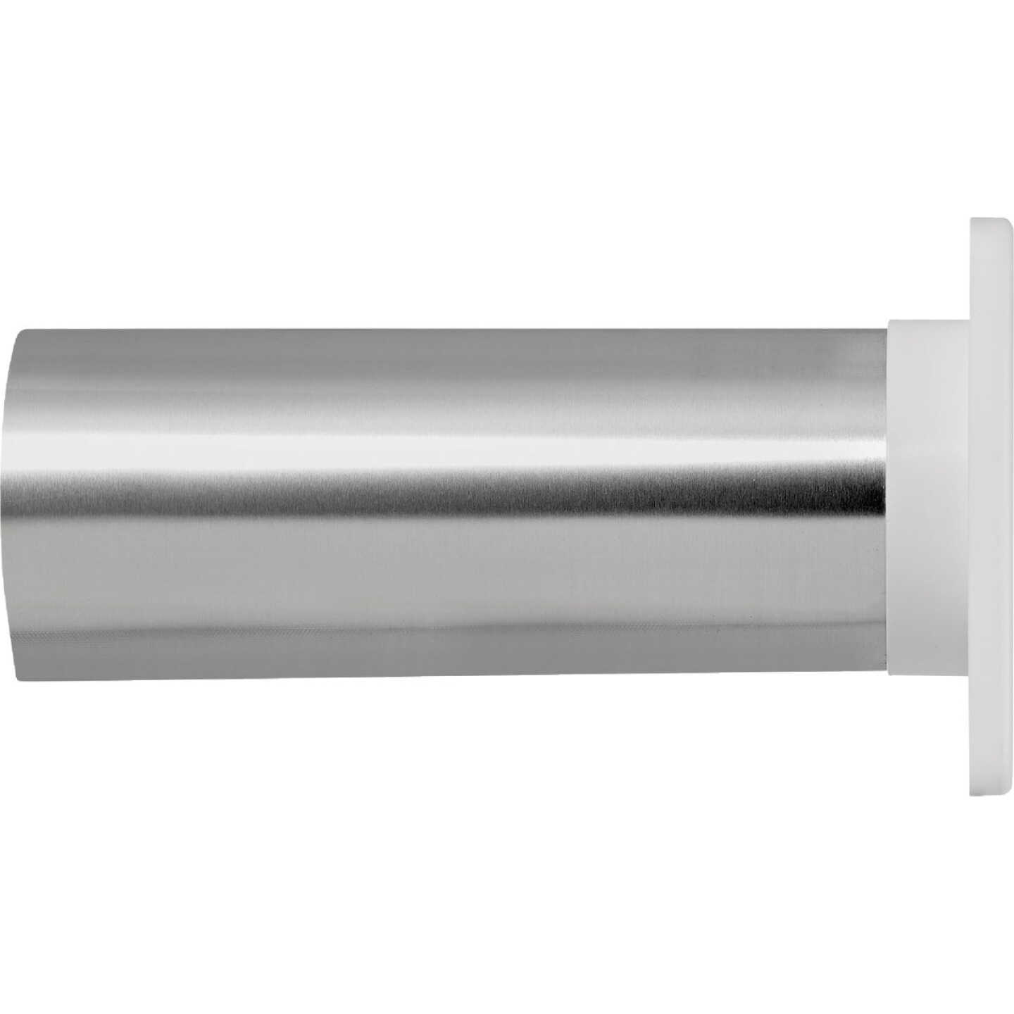 Lambro 4 In. White Plastic Exhaust Wall Louvered Vent Image 5
