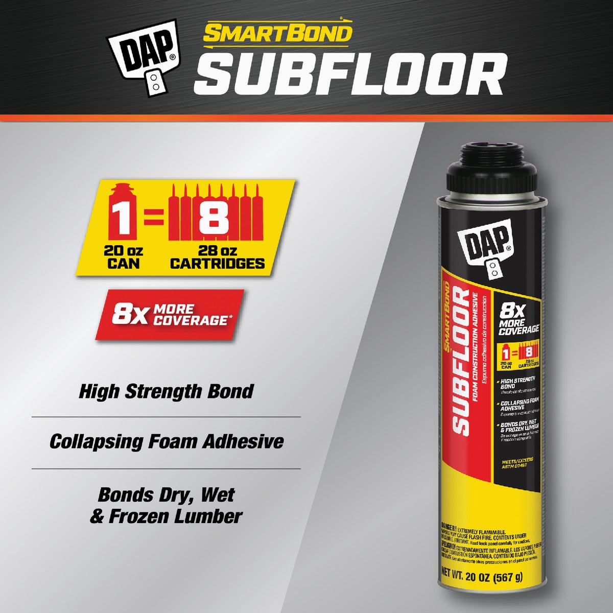 DAP SMARTBOND 20 Oz. Gun Grade Subfloor Adhesive Image 2