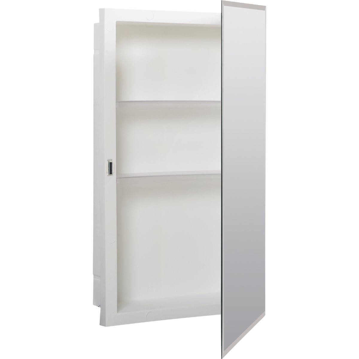 Zenith Frameless Beveled 16 In. W x 26 In. H x 4-1/2 In. D Single Mirror Surface/Recess Mount Medicine Cabinet Image 4