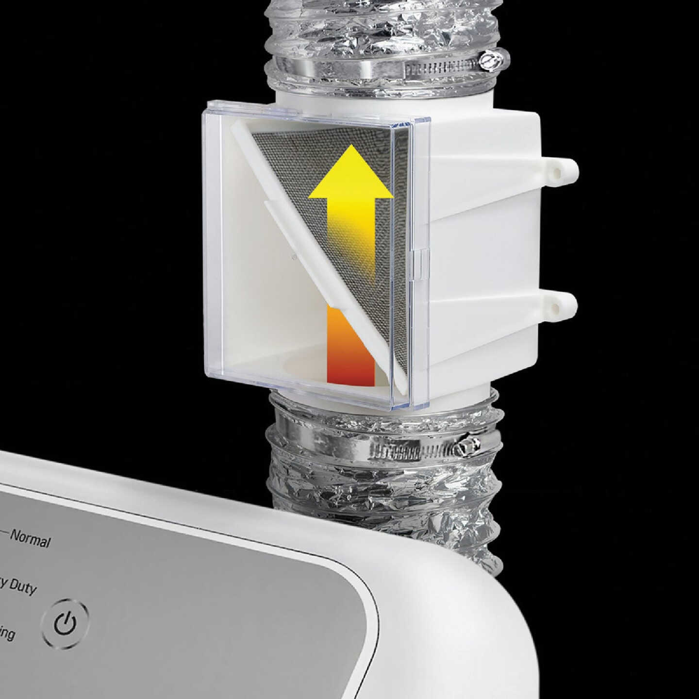 ProClean Plastic Dryer Duct Lint Trap Image 2