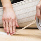 Duck Heavy Traffic 1.88 In. x 75 Ft. Indoor Double-Sided Adhesive Cloth Carpet Tape Image 2