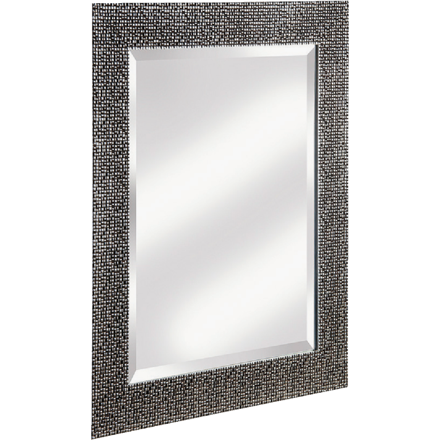 Erias Home Designs 25.5 In. W. x 35.5 In. H. Chromed Espresso Framed Wall Mirror Image 1