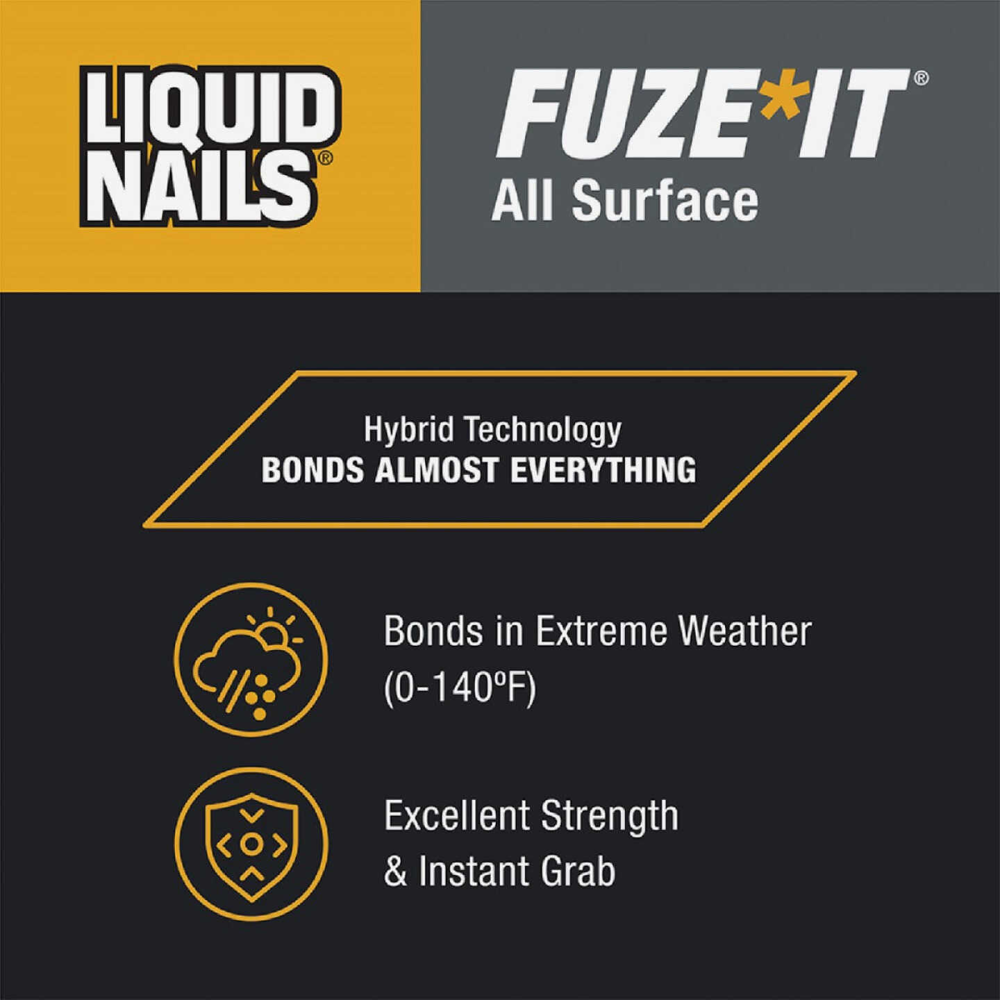 Liquid Nails Fuze-It 5 Oz. All Surface Construction Adhesive Image 4