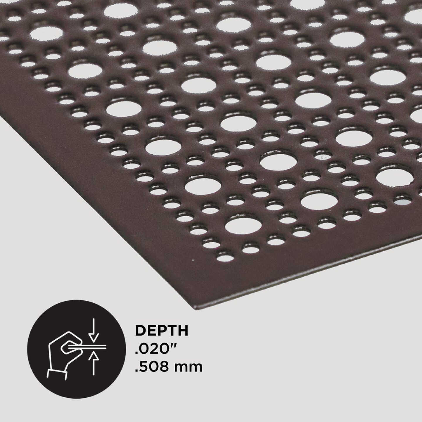 M-D Building Products 36 In. x 36 In. x .020 In. Venetian Bronze Aluminum Sheet Lincane Image 3