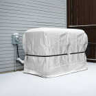 Frost King 48 In. x 34 In. x 36 In. Grey Polyethylene 9 mil Rectangular Central Air Conditioner Cover Image 2