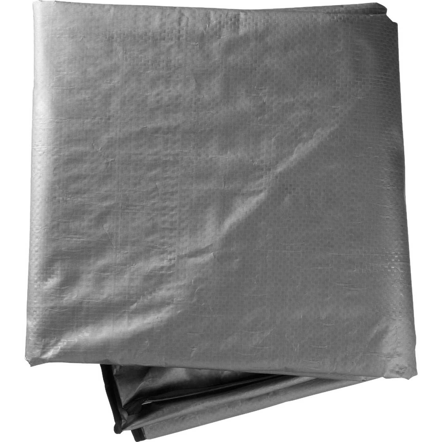 Frost King 48 In. x 34 In. x 36 In. Grey Polyethylene 9 mil Rectangular Central Air Conditioner Cover Image 5