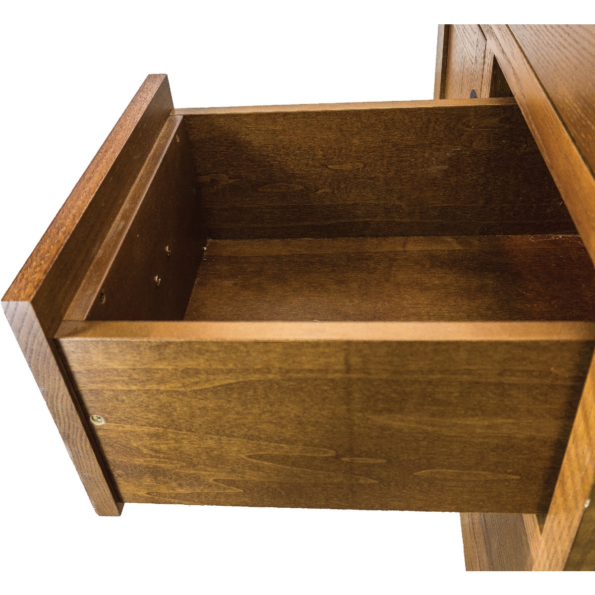 CraftMark Craftsmen Estate Oak 30 In. W x 34 In. H x 21 In. D Vanity Base without Top, 1 Door/2 Drawer Image 8
