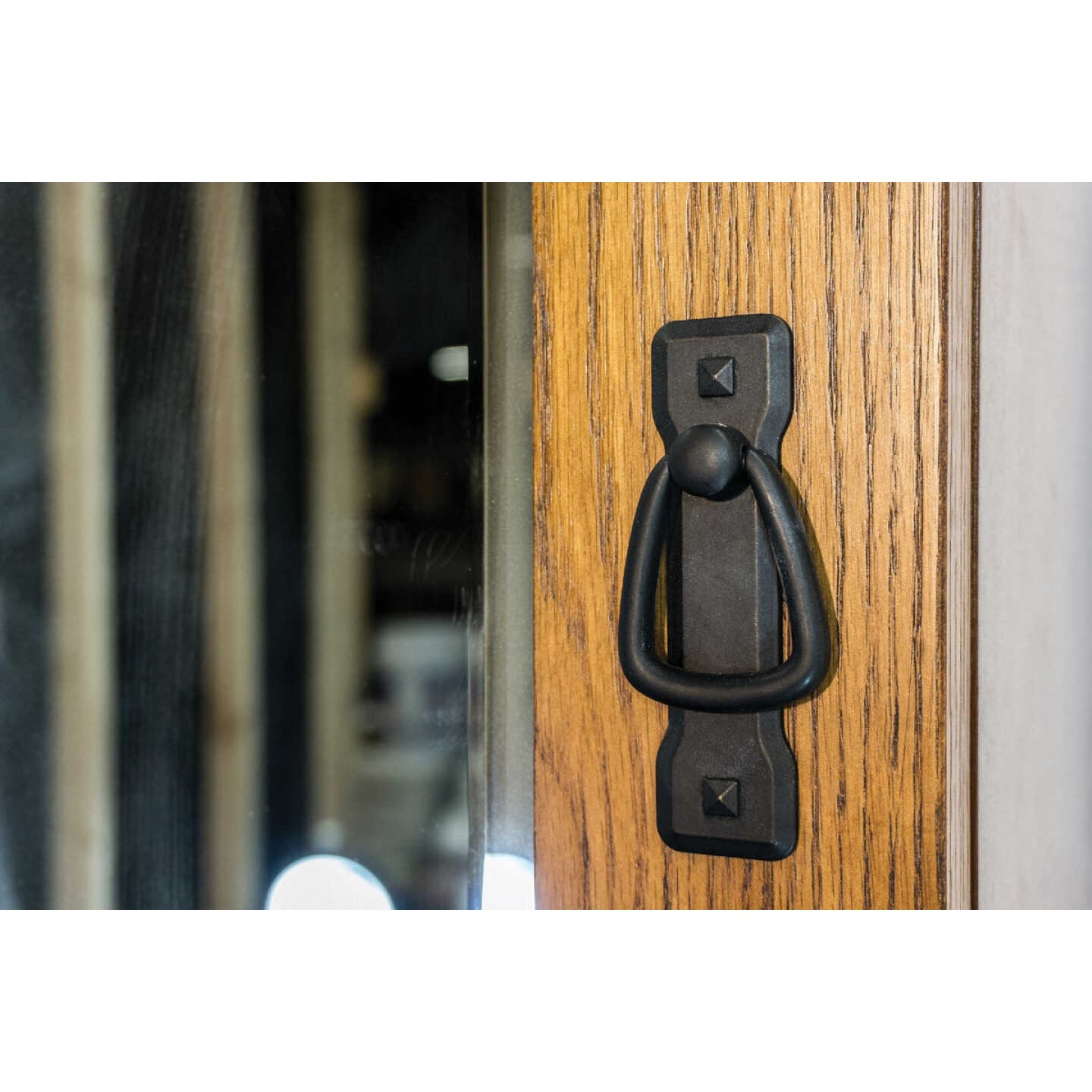 CraftMark Craftsmen Estate American Oak 30 In. W x 32 In. H x 6 In. D Single Mirror Surface Mount Medicine Cabinet Image 5