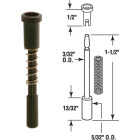 Prime-Line Black Nylon Window Screen Repair Plunger Latch (25-Pack) Image 1