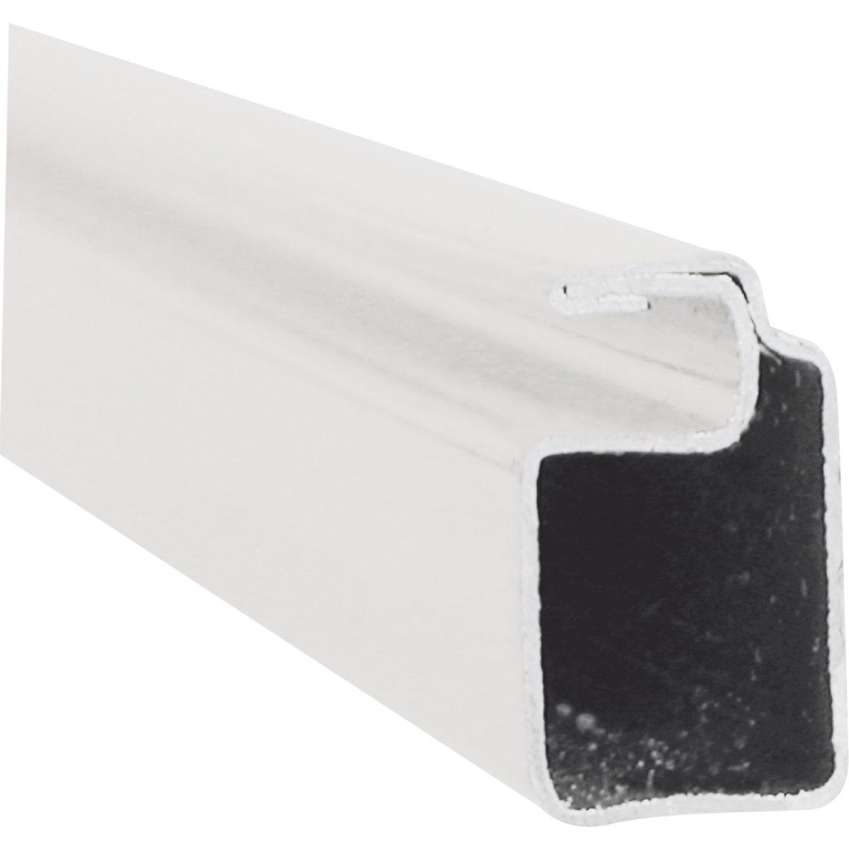 Prime-Line Make-2-Fit 3/4 x 3/8 x 94 White Aluminum Screen Frame Image 2